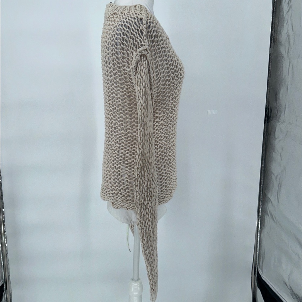All Saints Cream Knit Sweater Size U.S. 10 UK 14 EU 42 - Picture 6 of 11